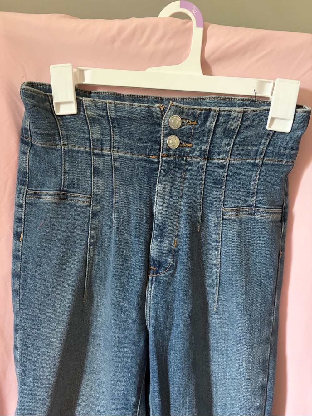 We The Free High-Waist Blue Flare Women's Jeans size 27 - Picture 2 of 8